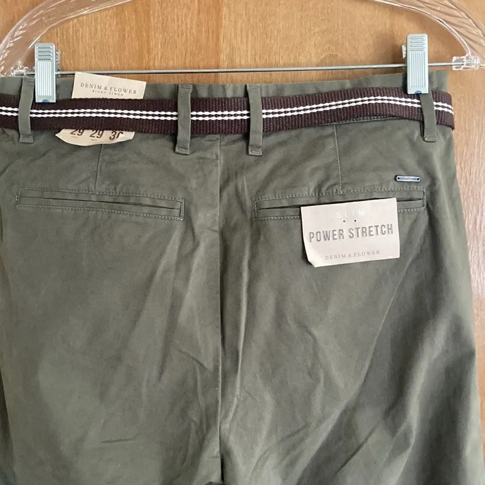 Denim & Flower Power Stretch Slim Chino